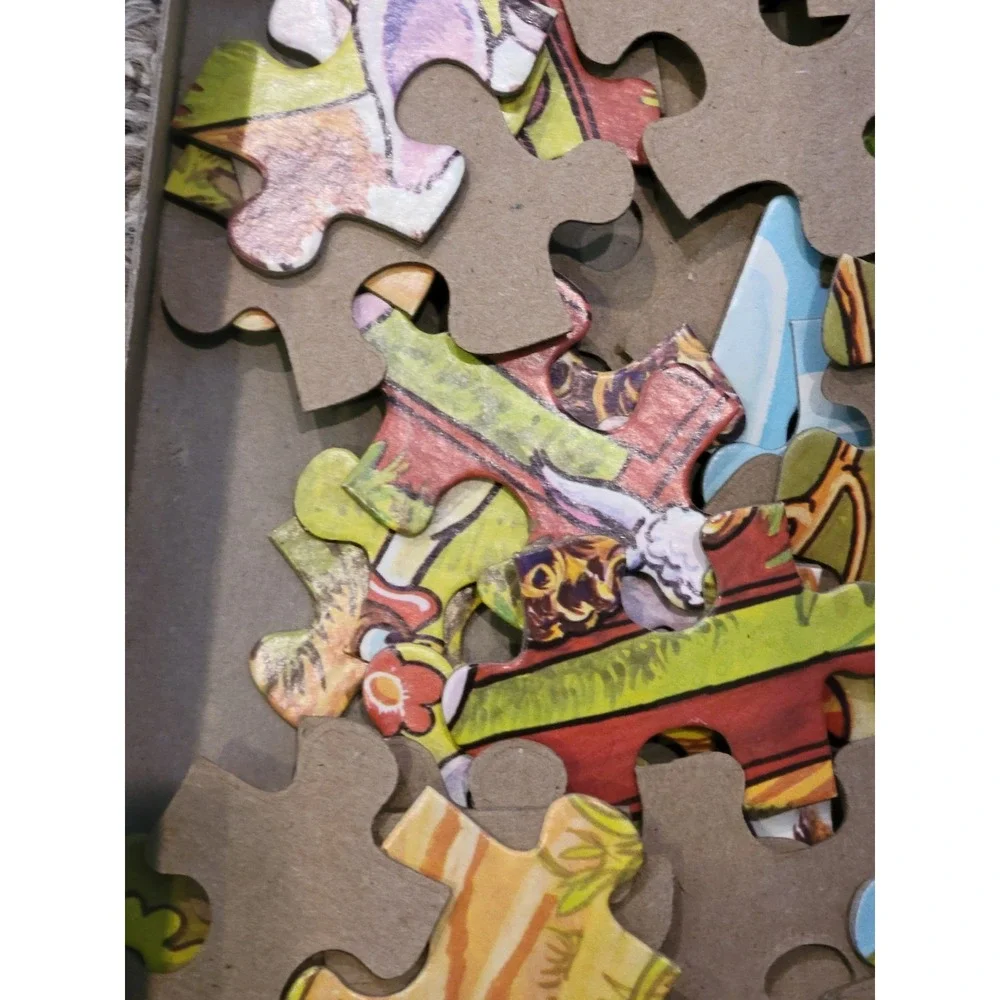 Milton‎ Bradley Farm Scene Puzzle 60 Series Vintage 1977 Kids Toy games Retro